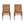 Outdoor Acacia Wood Dining Chair (Set of 2)