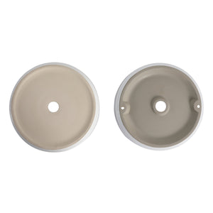 Ceramic Round Above Counter Bathroom Vessel Sink