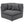 6 Piece Upholstered Modular Sectional Sofa With Reversible Cushions And Ottoman - Charcoal