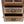 Rustic Wooden Storage Cabinet with Decorative Cutout Door & 2 Drawers