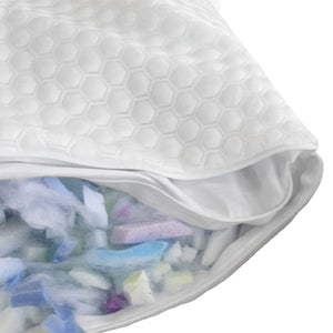Ghostpillow Shredded - Customizable Soft Fluffy Gel Memory Foam & Siliconized Pillow