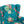 Modern Accent Chair with Retro Wood Legs - Floral
