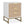 Nightstands With 3 Drawers, Zig Zag Design (Set of 2) - White / Oak