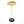Adjustable Pedestal Side Table For Living Room - Gold / Black