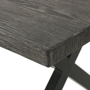 Rolando Outdoor Aluminum Dining Table with Steel Frame