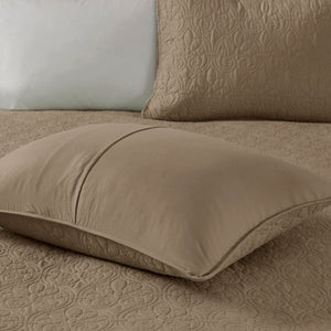 Reversible Quilt Set Mocha King/Cal King