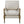 Accent Chair With Turned Legs - Beige