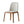 Modern Dining Chairs, Wooden Legs (Set of 2) - Gray