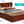 Traditional Style Bookcase Storage Bed