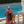 Red Fire Hydrant Water Fountain with Dog and Bird Accents