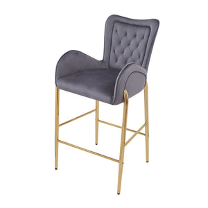 Fabric Counter Height Bar Stools (Set of 2)