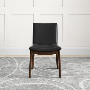Laura - Mid-Century Modern Solid Wood Dining Chair (Set of 2)