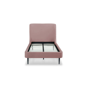 Heather - Upholstered Bed With Curved Headboard
