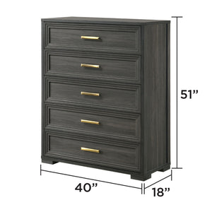 Colorado - Bedroom Set With Upholstered LED Headboard