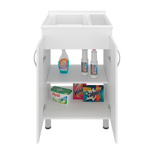Foster 2 Door Utility Tub and Sink Freestanding Cabinet