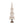 Fringes Embellished Cone With Wooden Base