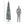 HOMCOM 9' Tall Unlit Snow-Flocked Slim Artificial Christmas Tree