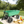 Folding Poly Garden Dump Truck with Steel Frame and Pneumatic Tires