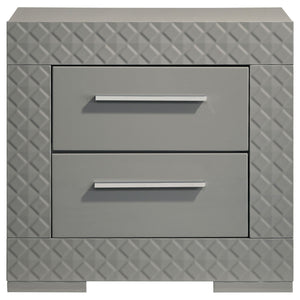 Pierce - 2 Drawer Nightstand, Bedside Table