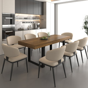 Rectangle Extendable Dining Table for 6-10 People