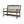 Imperial Bench With Built-In Shelf