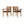 Outdoor Dining Chair With Slat Back And Acacia Wood Frame (Set of 2) - Gray / Teak