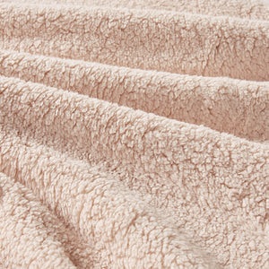 Full/Queen Crushed Velvet Sherpa Reversible Comforter Set