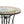 Outdoor Side Table, Colorful+Black