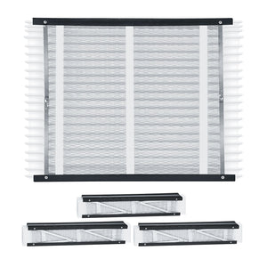 Air Filters MERV 13 Electrostatic Pleated HVAC Furnace Filter 4-Pack 20 x 25 x 4