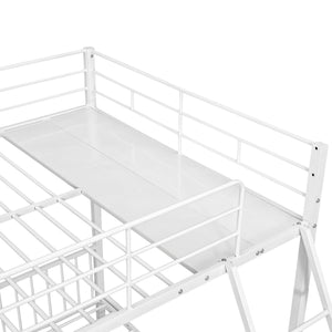 Triple Bunk Bed With Drawers And Guardrails