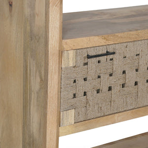 Shelf With Drawer - Beige Brown