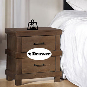 Adams Antique Nightstand - Oak