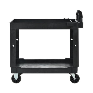 Heavy Duty Tray Top Service Cart with Wheels