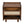 Walnut Nightstand with Rattan Detail, MDF + Solid Wood