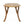 Outdoor Table With Smooth Lines, Slat Top