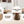 Wooden Dining Table - Modern Round Design for Versatile Use