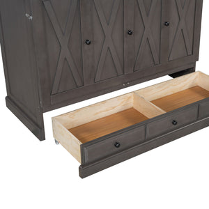 Murphy Bed Chest Cube Cabinet With Charging Station And Large Storage Drawer