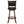 Swivel Stool With Upholstered Seat (Set of 2) - Black / Brown