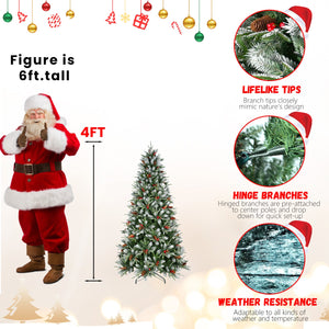 5FT Christmas Tree with 1131 Tips