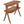 Narrow 2 Tier Side Slim Accent Table For Living Bedroom Or Entryway, Space Saving Furniture With Storage Shelf - Walnut