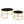 Modern Faux Leather Nesting Round Coffee Table Set of 2