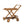 Riviera Bar Cart Natural Stained Acacia Wood Mobile Bar Cart