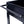Elevated Mobile Raised Ergonomic Metal Planter Garden Bed With Wheels Powder Coated Steel - Black
