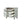 Varian - Mirrored Nightstand - Silver