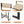 Style B, Woven Bar Stools With Backrest, Paper Rope Weave Dining Chairs For Kitchen Island - Creamy White
