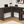 L-Shaped Corner Computer Desk with Storage Shelves