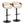 Symphony - Mid Century Modern Adjustable Barstool With Swivel With Rounded T Footrest (Set of 2)