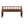 Artisan Furniture Solid Wood Bordeaux Leather Bench