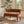 Jared Roll Arm Tufted Bench Settee, Burnt