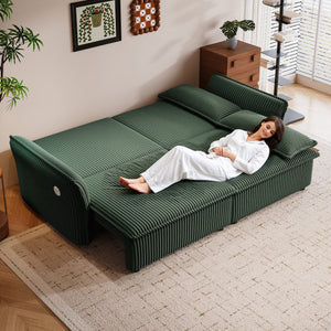 Multi-Functional 85-Inch Convertible Sofa Bed